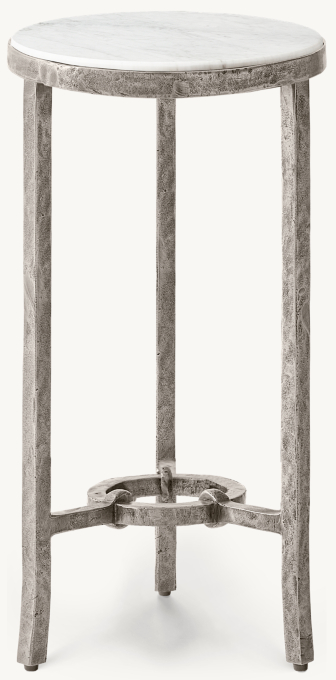 Josephine Round Marble Drink Table