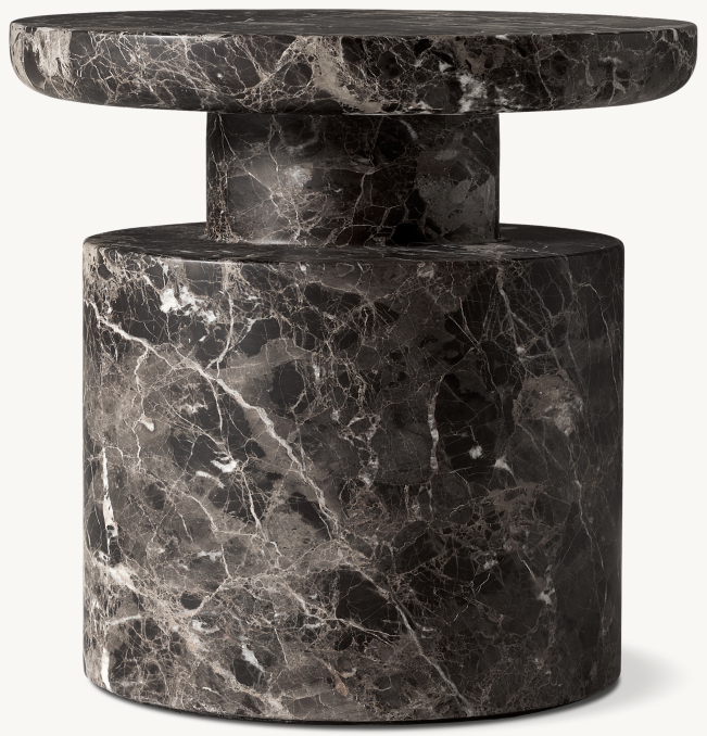 Shown in Black Emperador Marble.