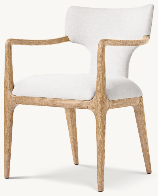 Ligné Upholstered Fabric Dining Armchair