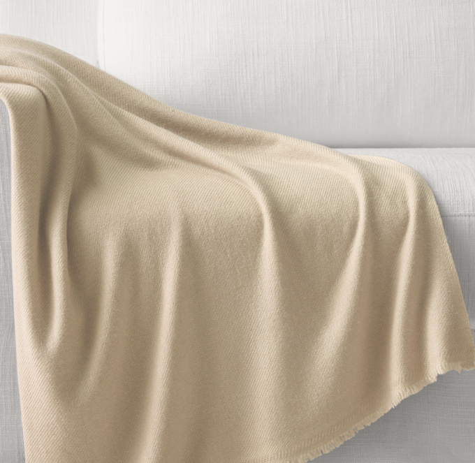 Nepalese Lambswool Twill Throw