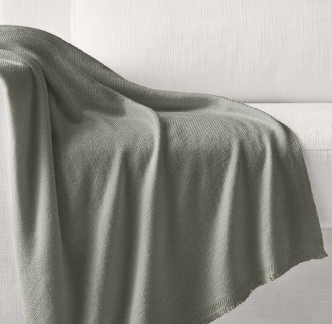 Nepalese Lambswool Twill Throw