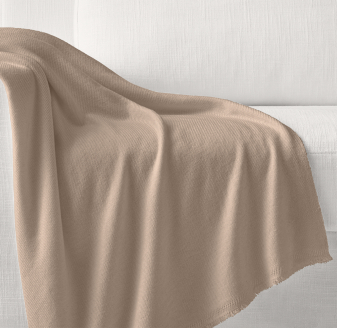 Nepalese Lambswool Twill Throw