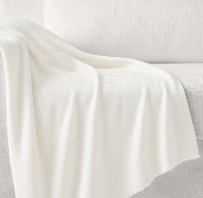 Nepalese Lambswool Twill Throw