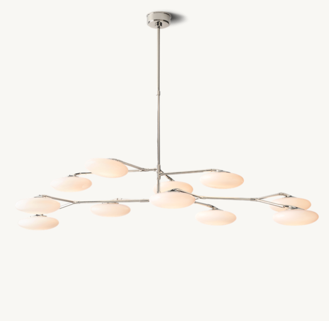 Brindille Two-Tier Chandelier 65\"