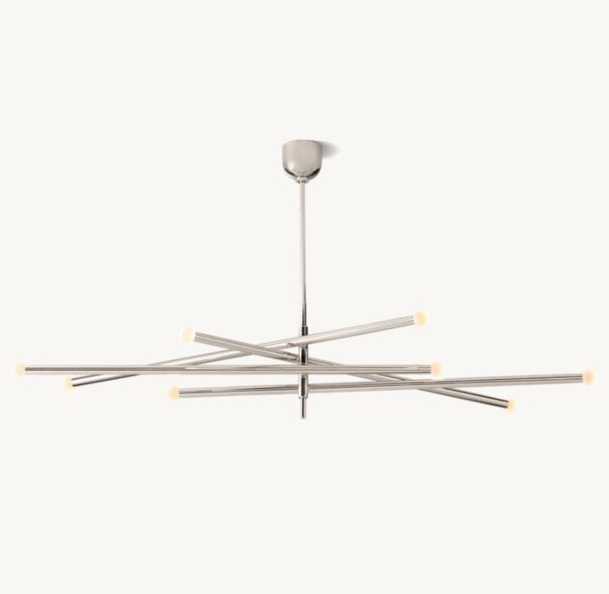 Rousseau 8-Light Mobile Orb Chandelier