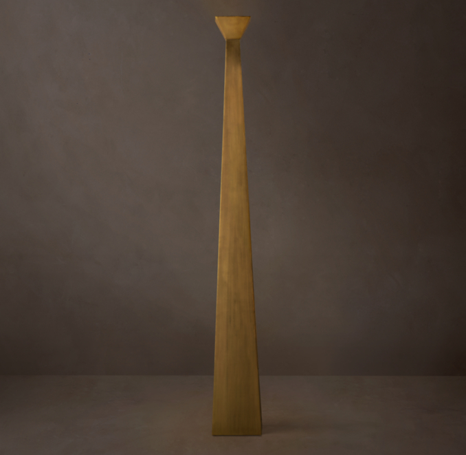 Front view of Manotti Torchiere Floor Lamp 