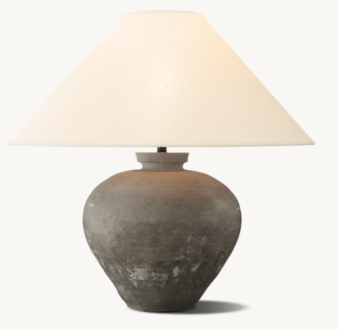 Antique Shanxi Tapered Table Lamp RH