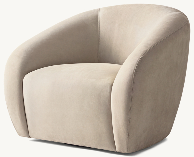 Sofia Leather Swivel Chair