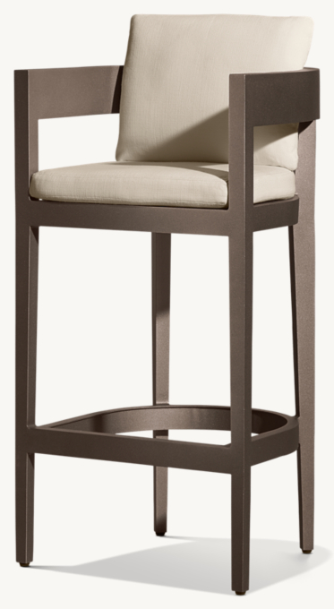 Balmain Aluminum Bar & Counter Stool