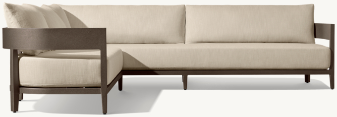 Balmain Aluminum Left-Arm L-Sectional