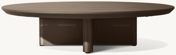 Balmain Aluminum Round Coffee Table