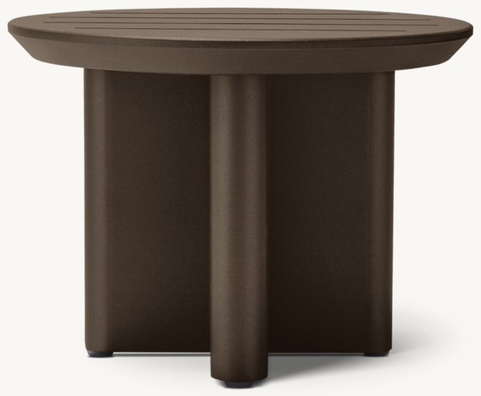 Balmain Aluminum Round Side Table