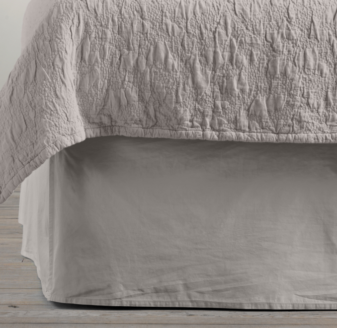 GarmentDyed Sateen Bed Skirt