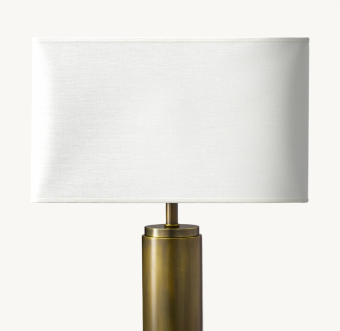French Rectangular Linen Shade