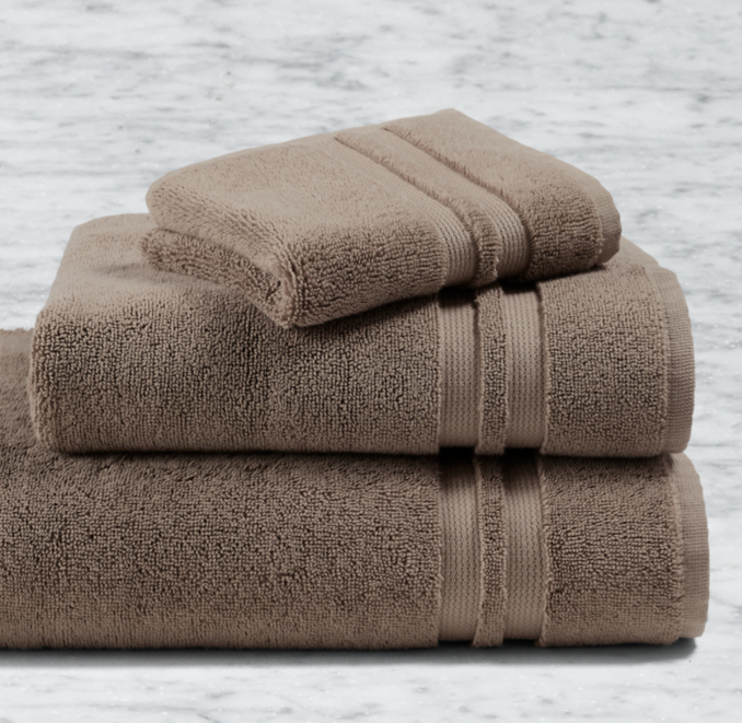 Front view of Organic Ultra-Soft Aegean Cotton Towel Set 