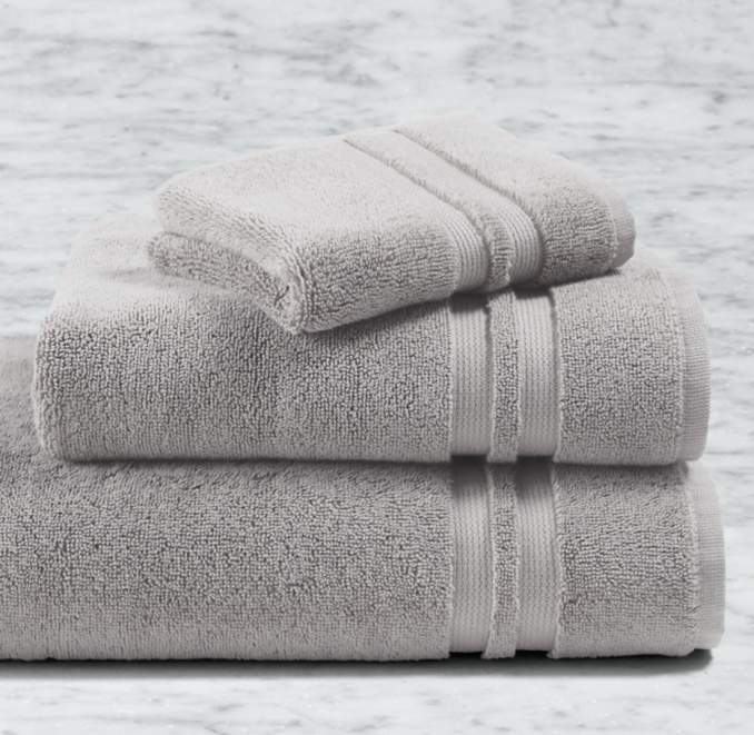 Front view of Organic Ultra-Soft Aegean Cotton Towel Set 