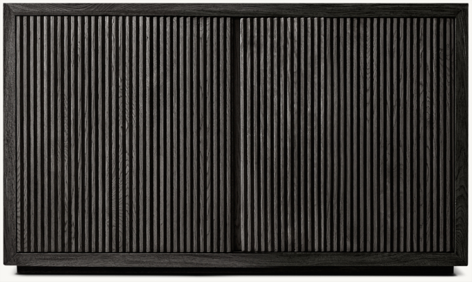 Shown in Reclaimed Black Oak.