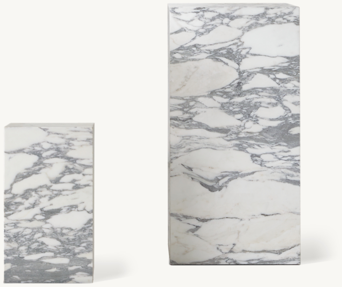 Arabescato Marble Plinth