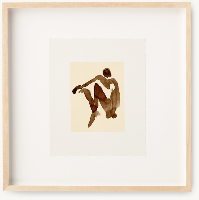 Front view of Figures In Walnut Ink 2