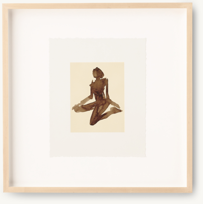 Front view of Figures In Walnut Ink 4 