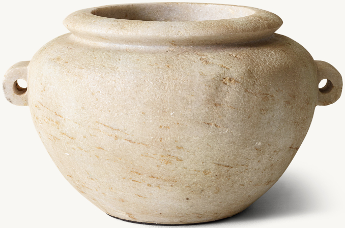 Handcrafted Marble Pot - Large