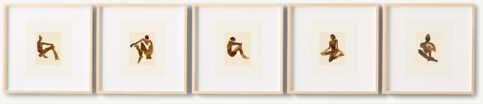 Figures in Walnut Ink 1-5 Collection