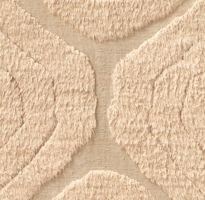 Overhead view of Tarras Wool Rug Swatch 
