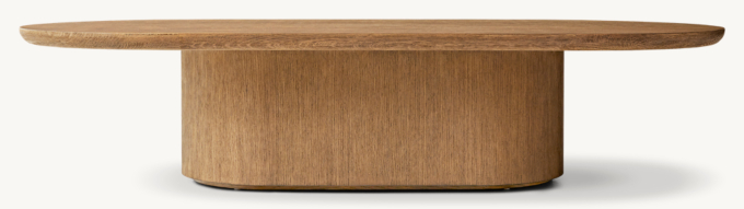 Corta Pedestal Coffee Table