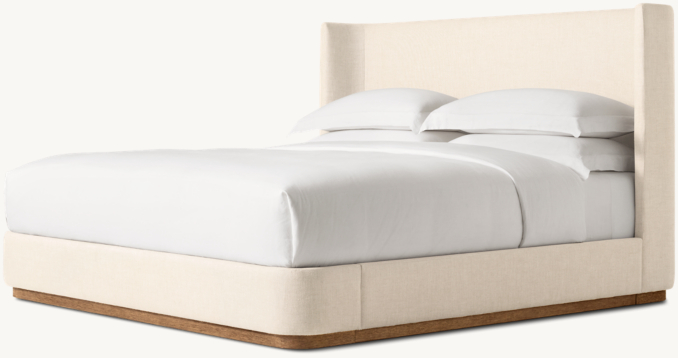 Corta Fully Upholstered Fabric Shelter Bed