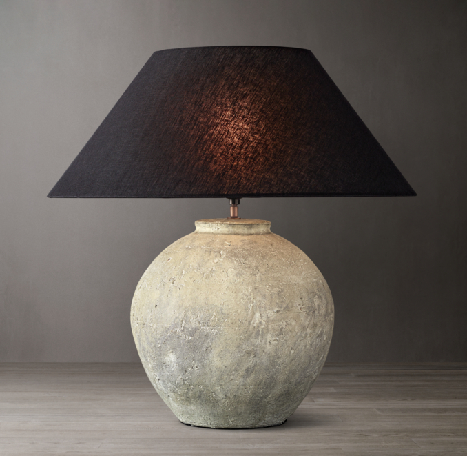 Terra Cotta Olive Jar Table Lamp