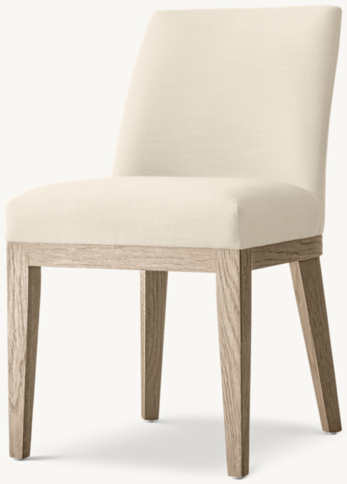 Morgan Curved-Back Fabric Dining Side Chair