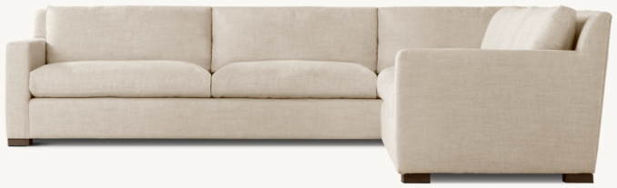 Belgian Track Arm Right-Arm L-Sectional