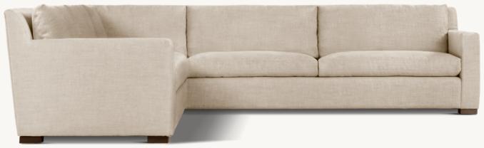 Belgian Track Arm Left-Arm L-Sectional