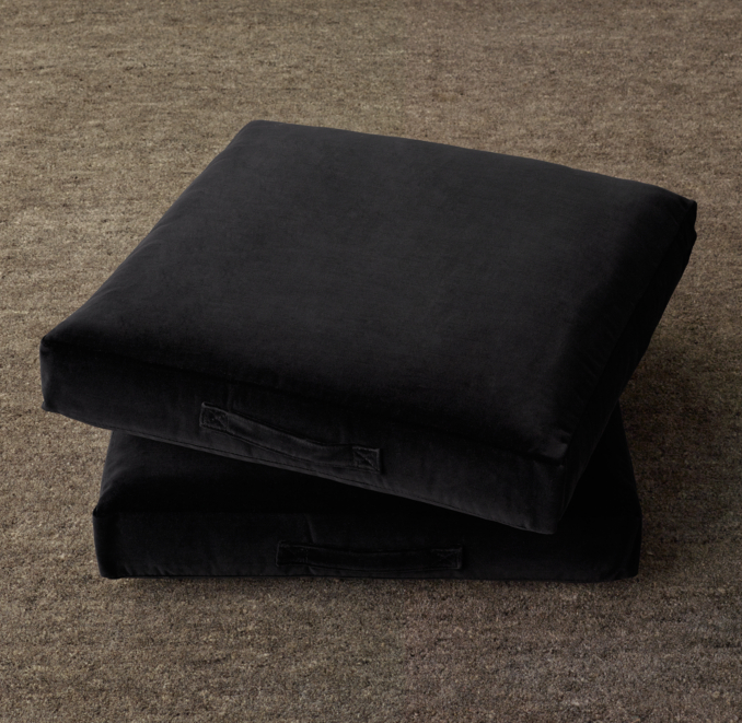 Custom Vintage Velvet Floor Pillow