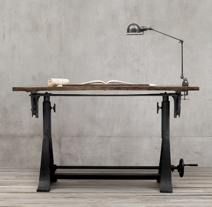 1910 American Trestle Drafting Table