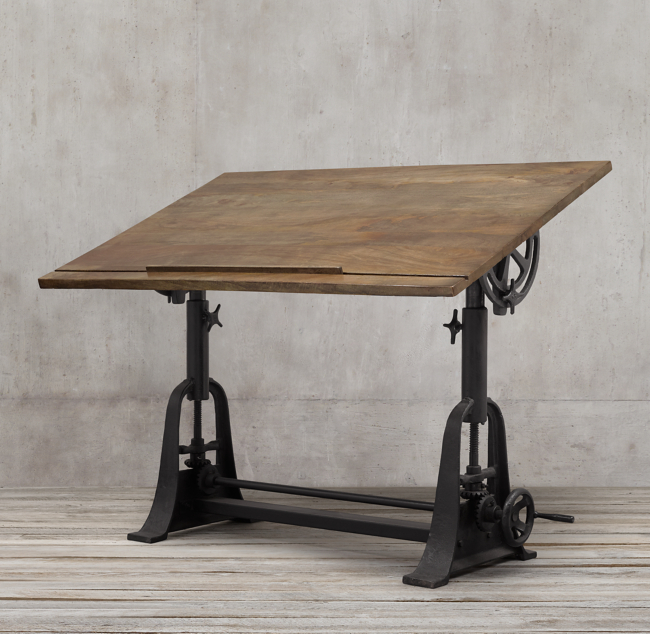 1910 American Trestle Drafting Table