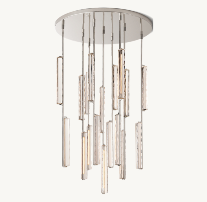 Audubon Crystal Round Chandelier 40\"