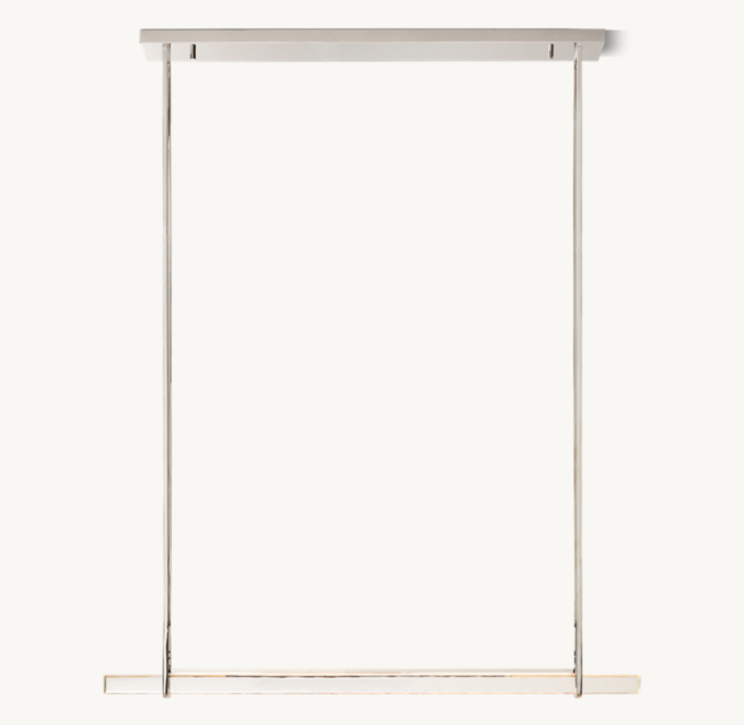 Audubon Linear Single Bar Chandelier 152cm