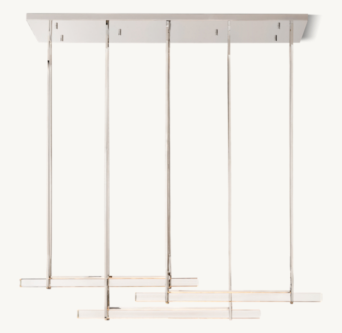 Audubon Triple Bar Linear Chandelier