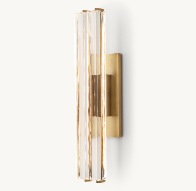 Audubon Crystal Double Sconce