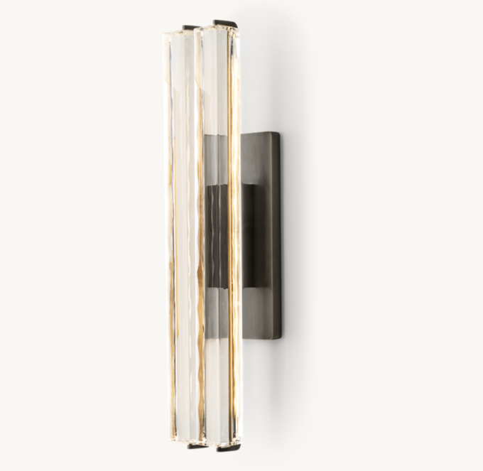 Audubon Crystal Double Sconce