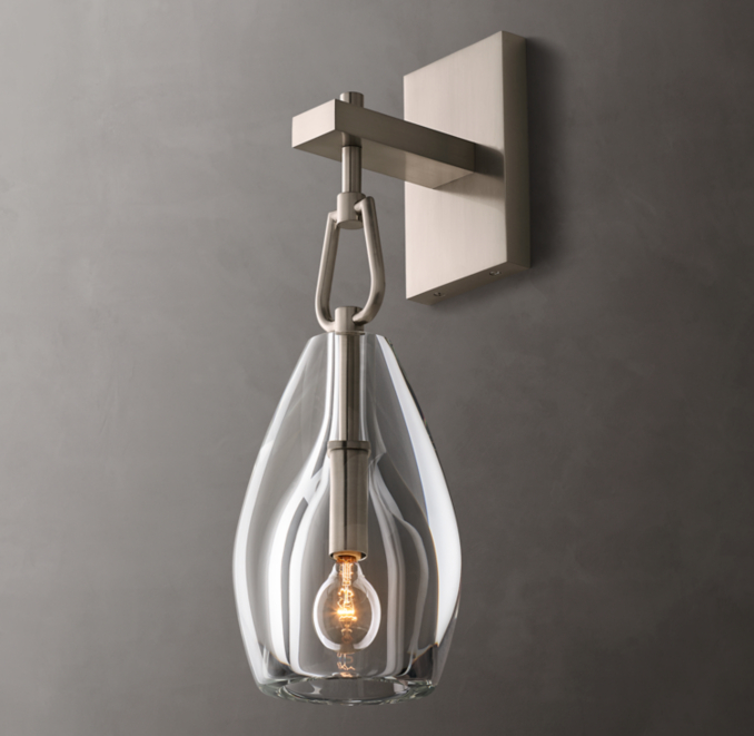 Botanist Flute Sconce | RH