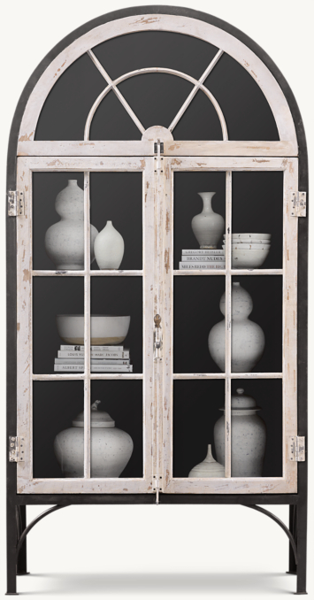 Front view of French Conservatory Cabinet 
