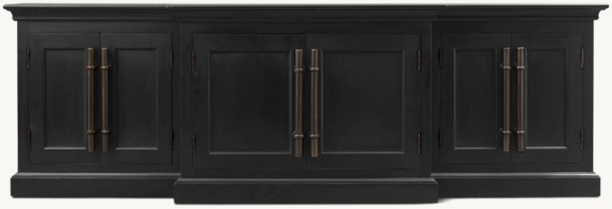 20th C. English Brass Bar Pull 100