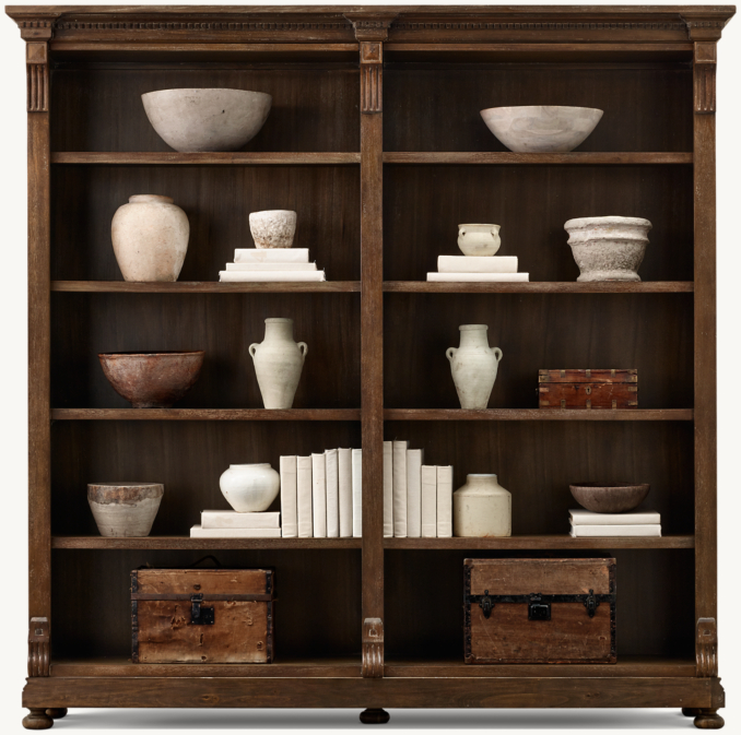 St. James Panel Double Shelving | RH