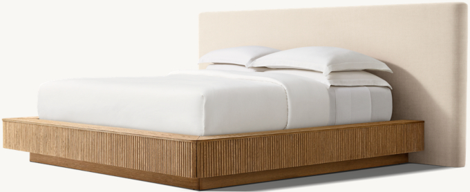 Mulholland Extended Fabric Panel Bed