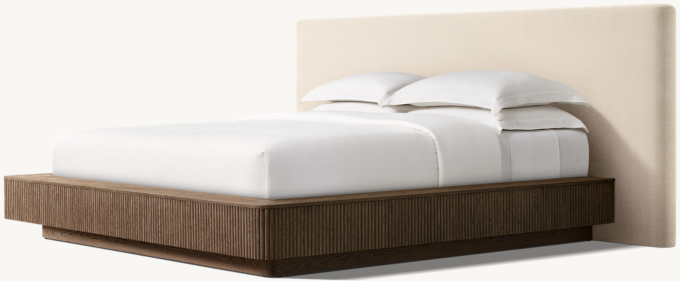 Mulholland Extended Fabric Panel Bed