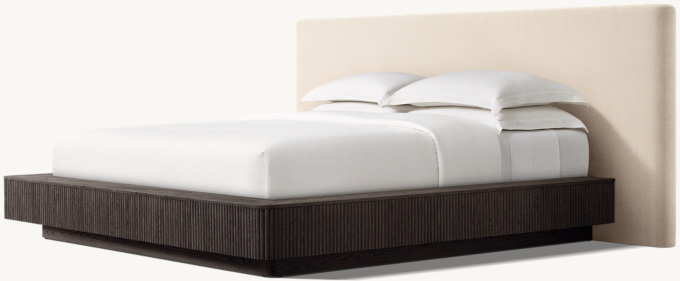 Mulholland Extended Fabric Panel Bed