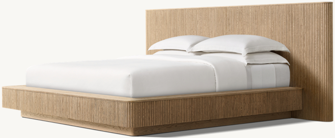 RH Mulholland Panel Bed - Thumbnail 2
