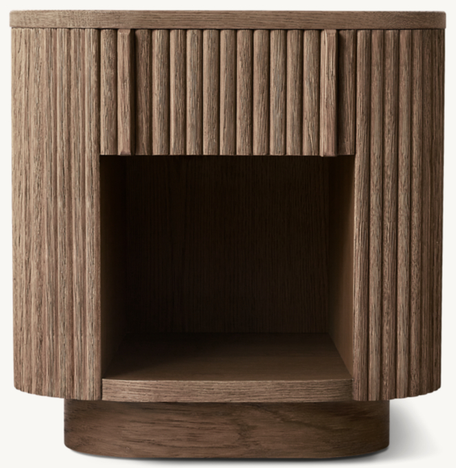 Mulholland Open Bedside Table